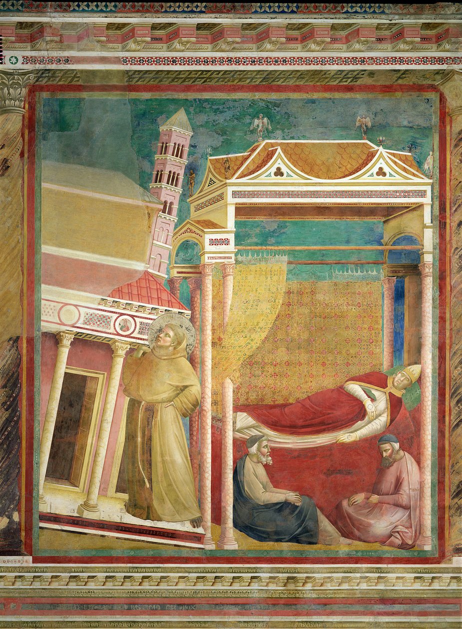 Sen Innocentego III, 1297-99 autorstwa Giotto di Bondone