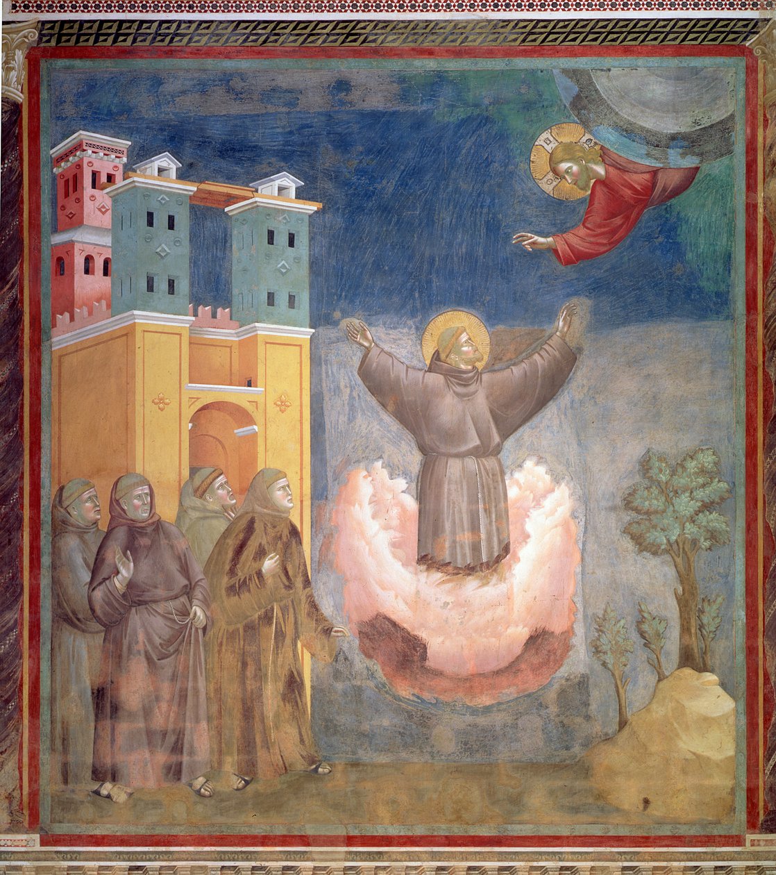 Ekstaza św. Franciszka, 1297-99 autorstwa Giotto di Bondone
