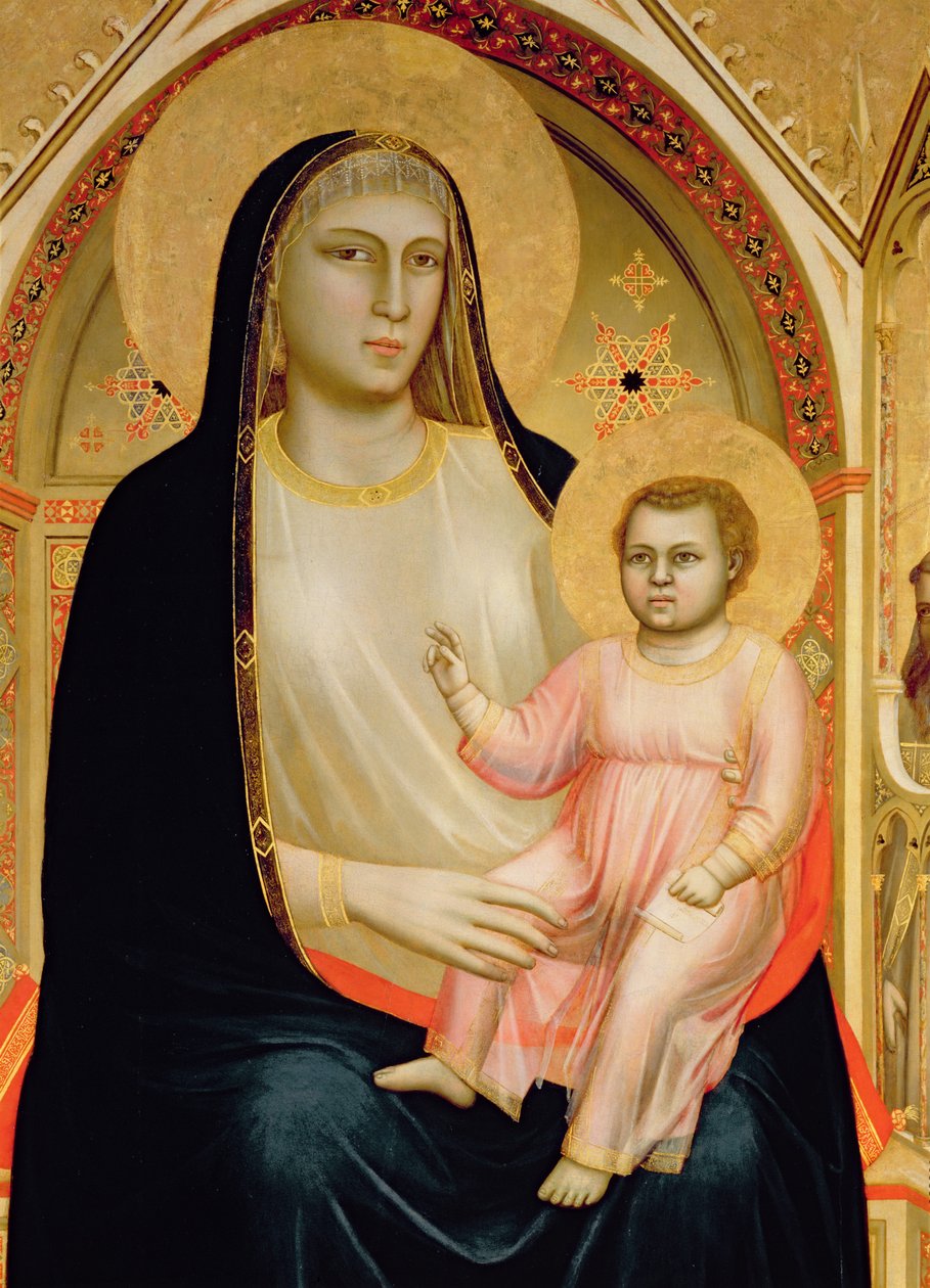 Madonna di Ognissanti, ok. 1310 (tempera na drewnie) autorstwa Giotto di Bondone