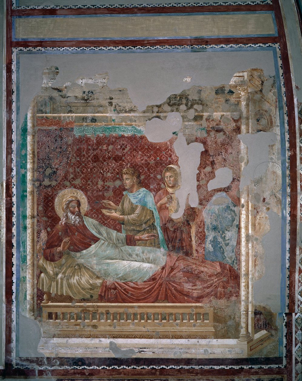 Izaak odrzuca Ezawa - Fresco autorstwa Giotto (c.1266 1337)