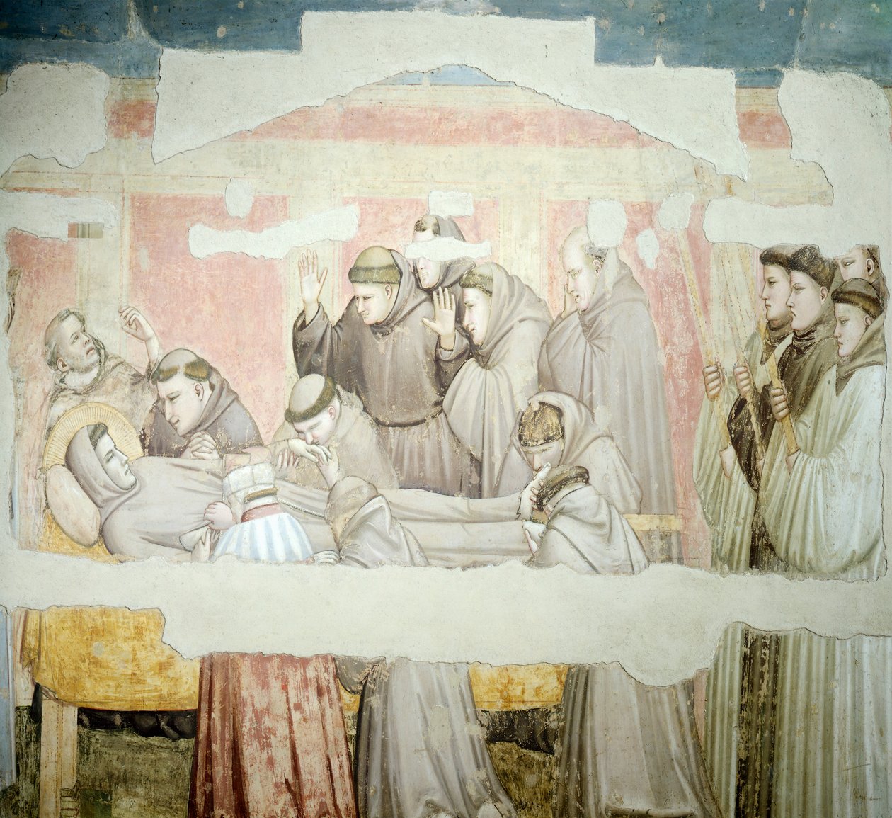 Żałoba św. Franciszka autorstwa Giotto (c.1266 1337)