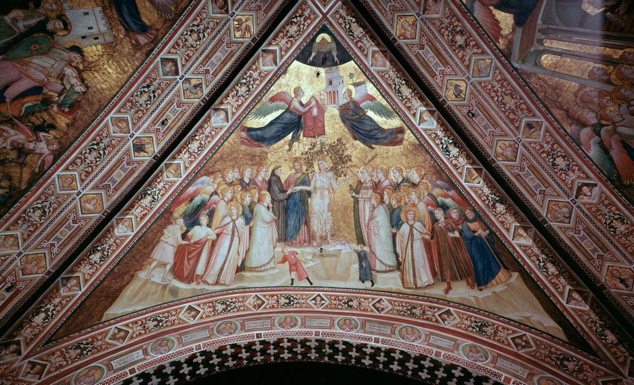 Alegoria ubóstwa (Fresco autorstwa Giotto (c.1266 1337)