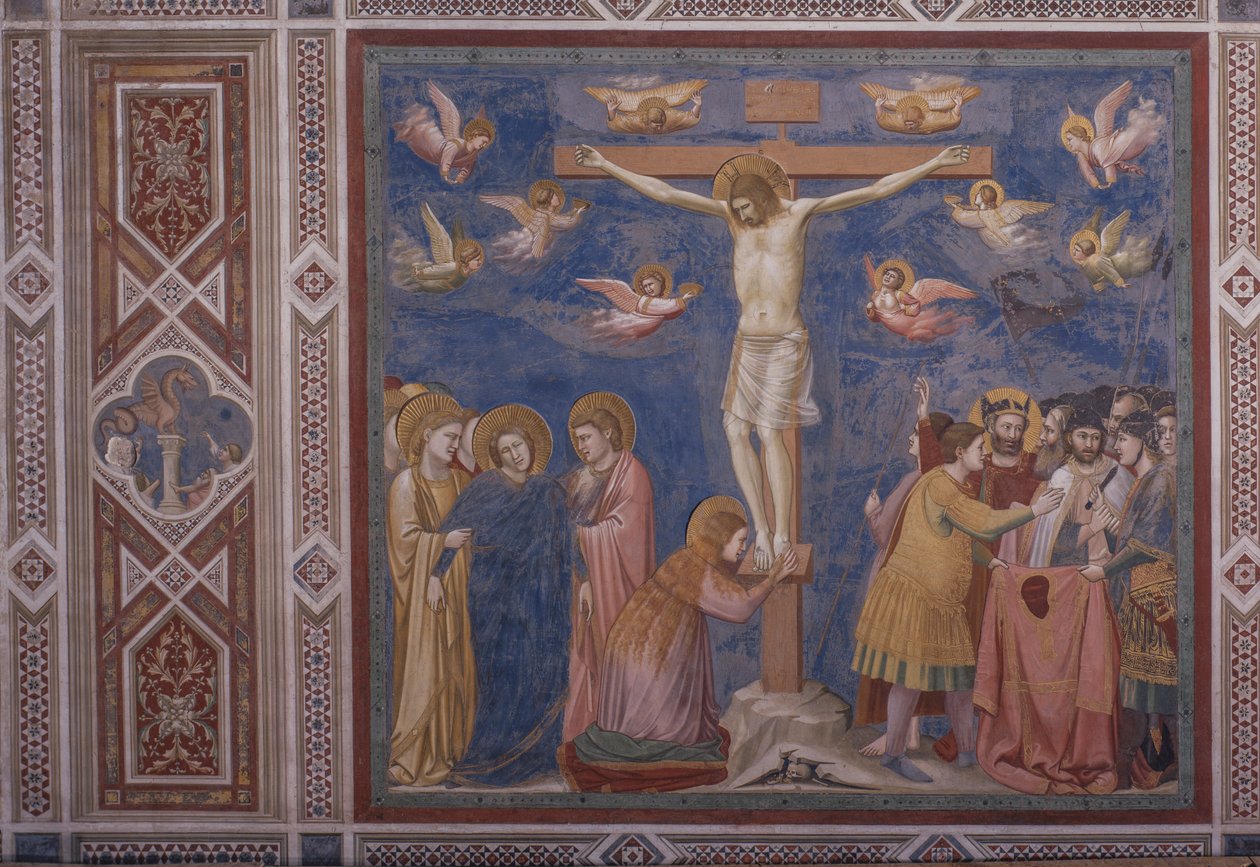 Ukrzyżowanie (Crocifissione), autor: Giotto autorstwa Giotto (c.1266 1337)