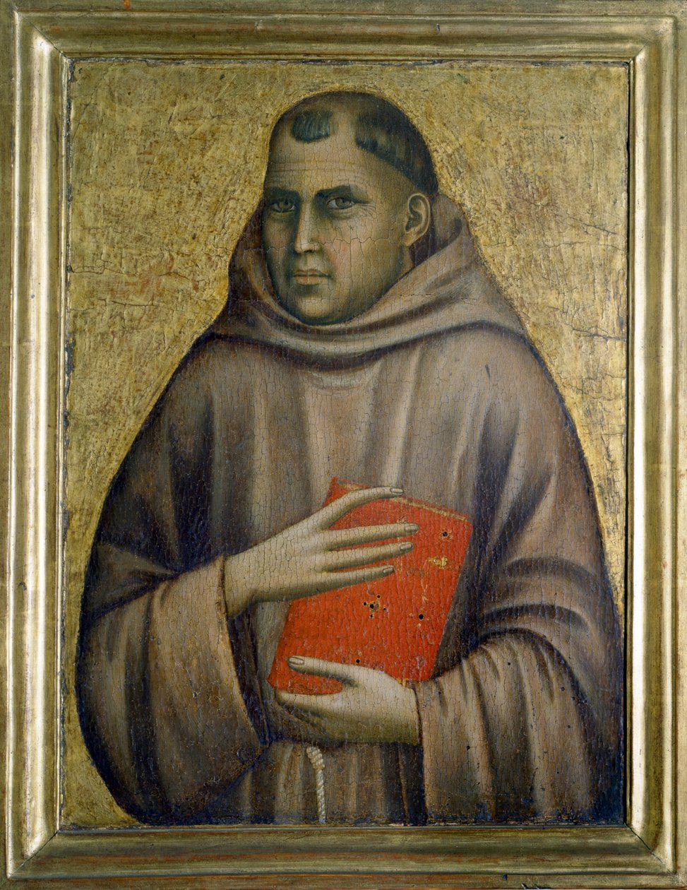 Święty Antoni Padewski (san antonio di padova), ok. 1295 (tempera na drewnie) autorstwa Giotto (c.1266 1337)