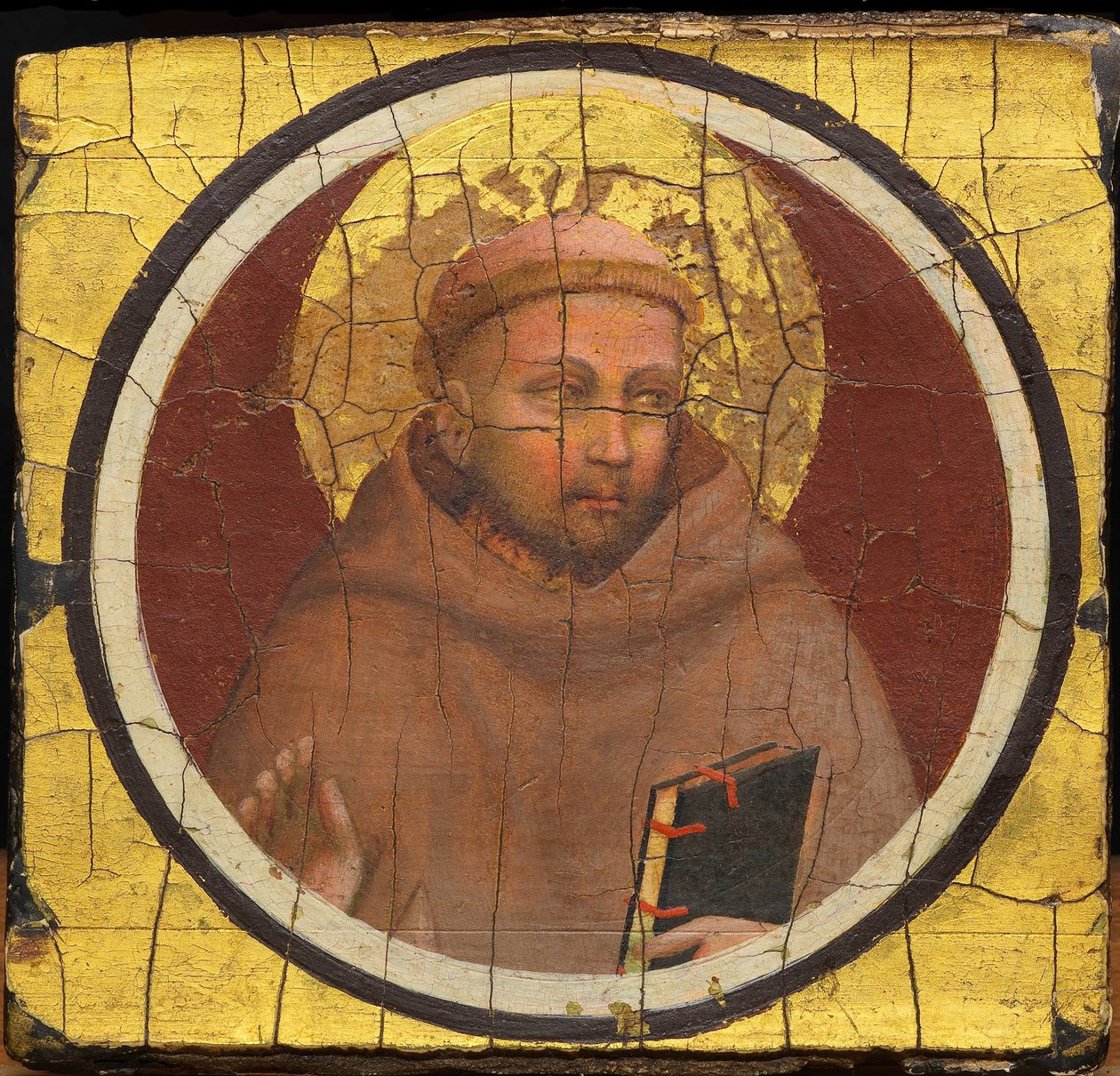 Święty Franciszek z Asyżu – Giotto di Bondone (1266-1377). Tempera na panelu, ok. 1320, Ente Cassa di Risparmio, Florencja autorstwa Giotto (c.1266 1337)