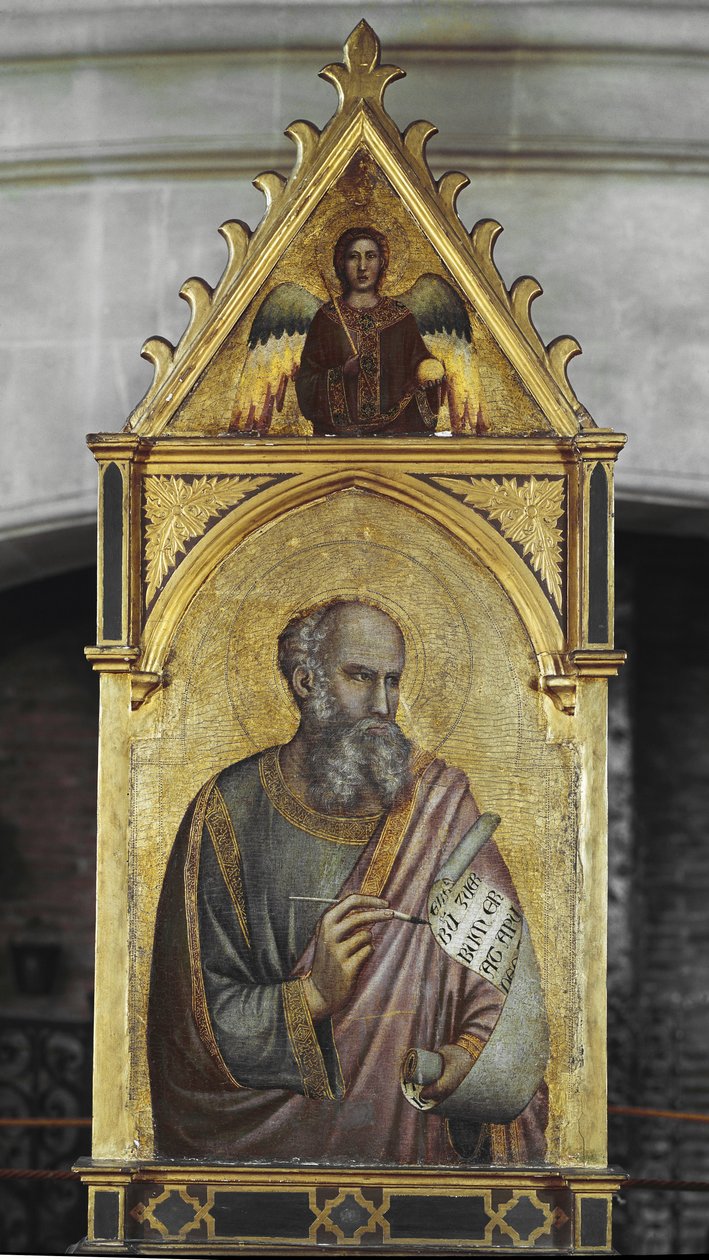 Święty Jan Ewangelista - Olej na drewnie autorstwa Giotto (c.1266 1337)