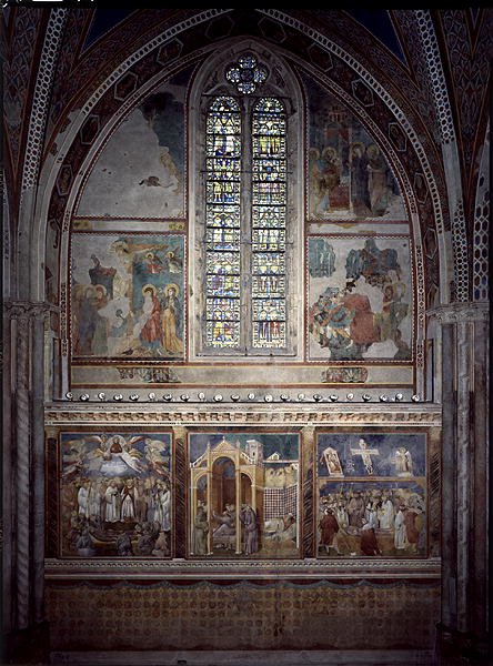 Sceny z życia Chrystusa i cykl św. Franciszka autorstwa Giotto (c.1266 1337)