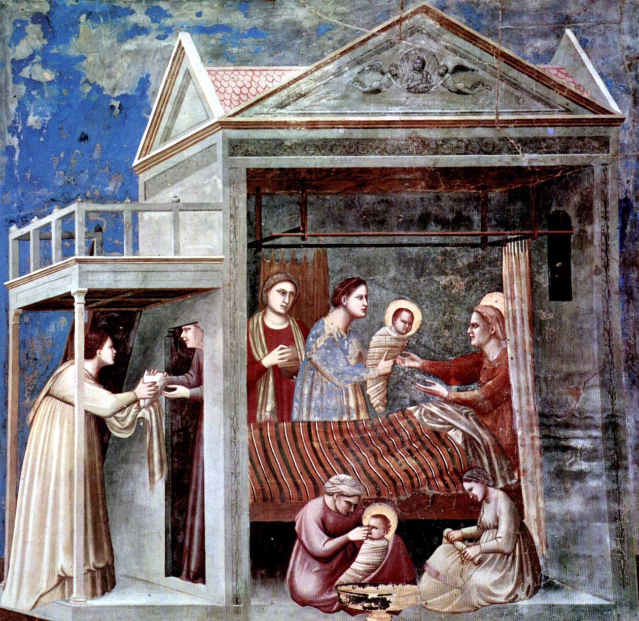 Narodziny Dziewicy autorstwa Giotto