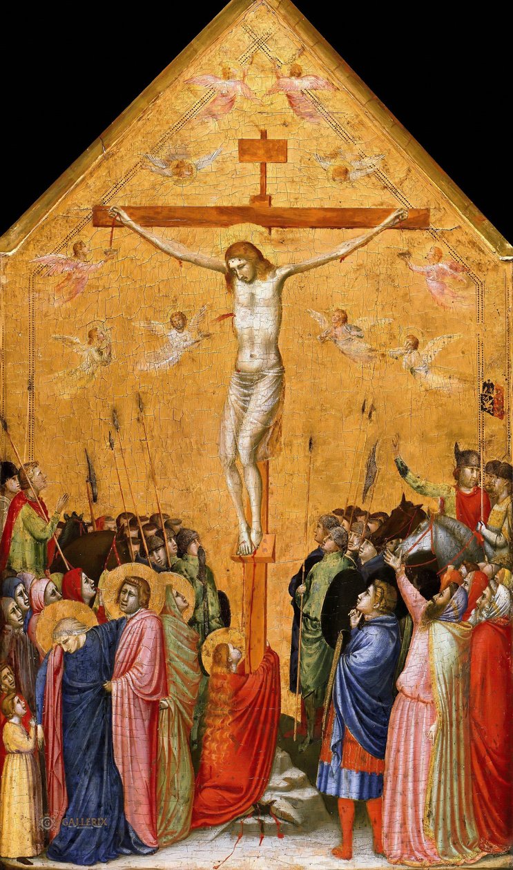 Niemiecki: Die Kreuzigung Christi Ukrzyżowanie Chrystusa autorstwa Giotto