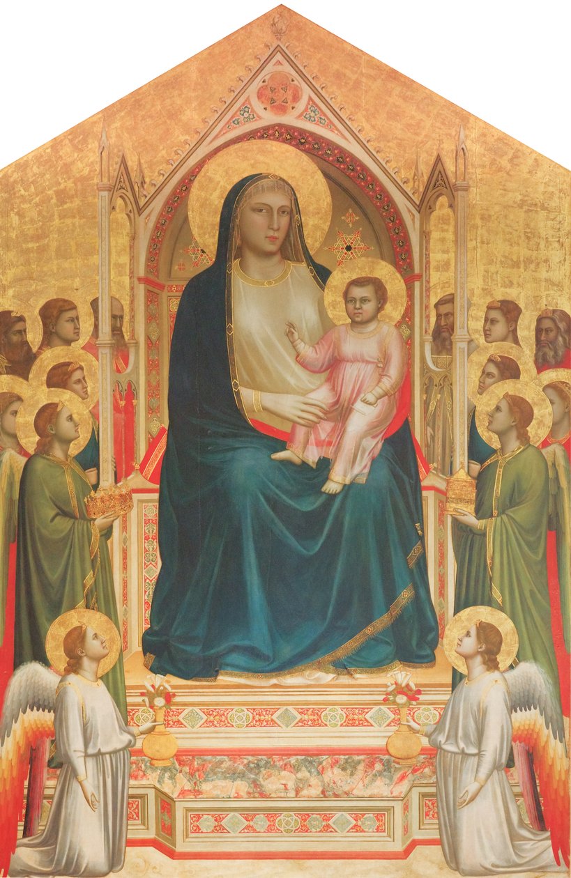 Madonna Wszystkich Świętych na tronie autorstwa Giotto