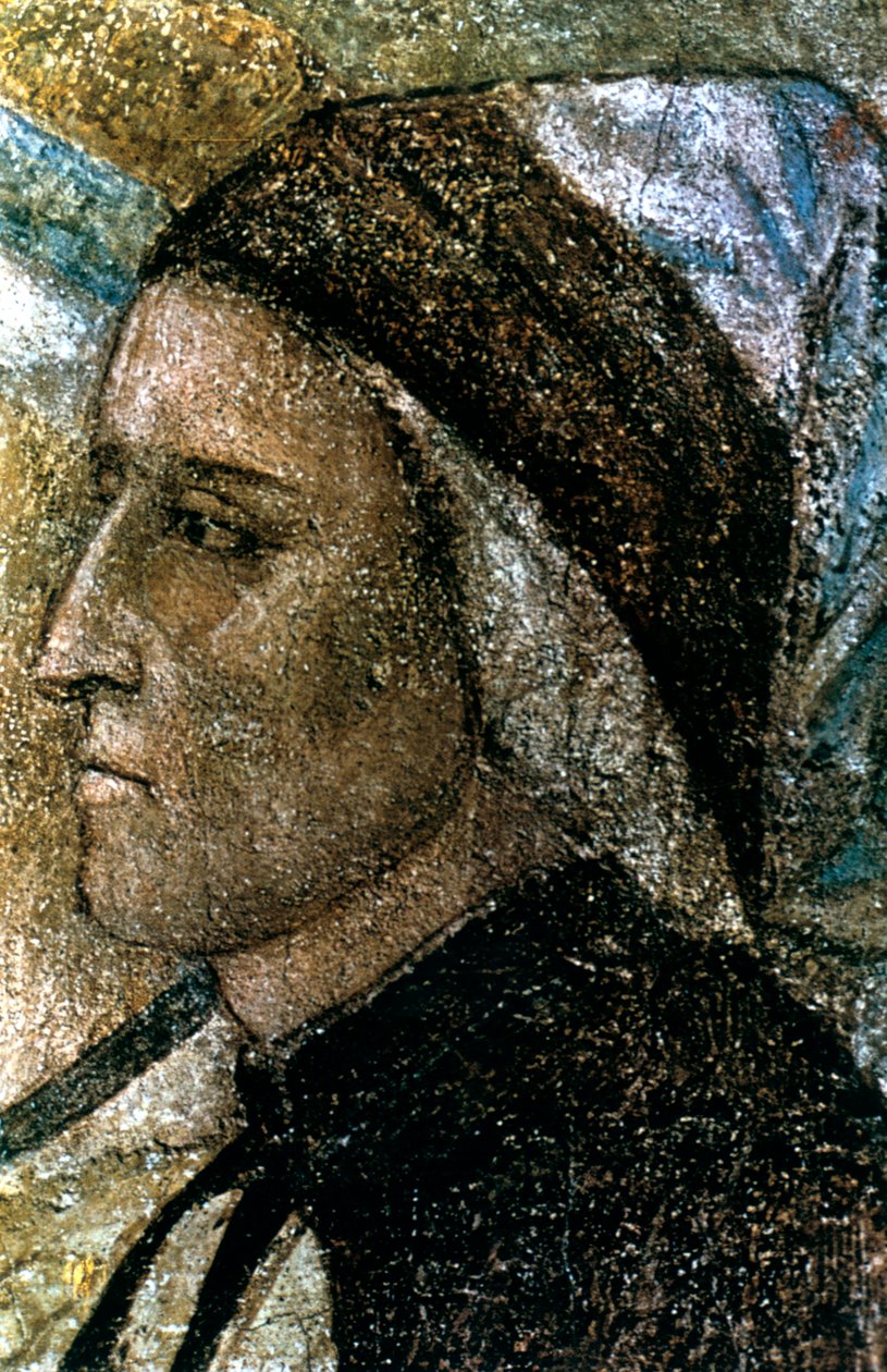 Portret Dantego Alighieri, c1287-1337 autorstwa Giotto di Bondone