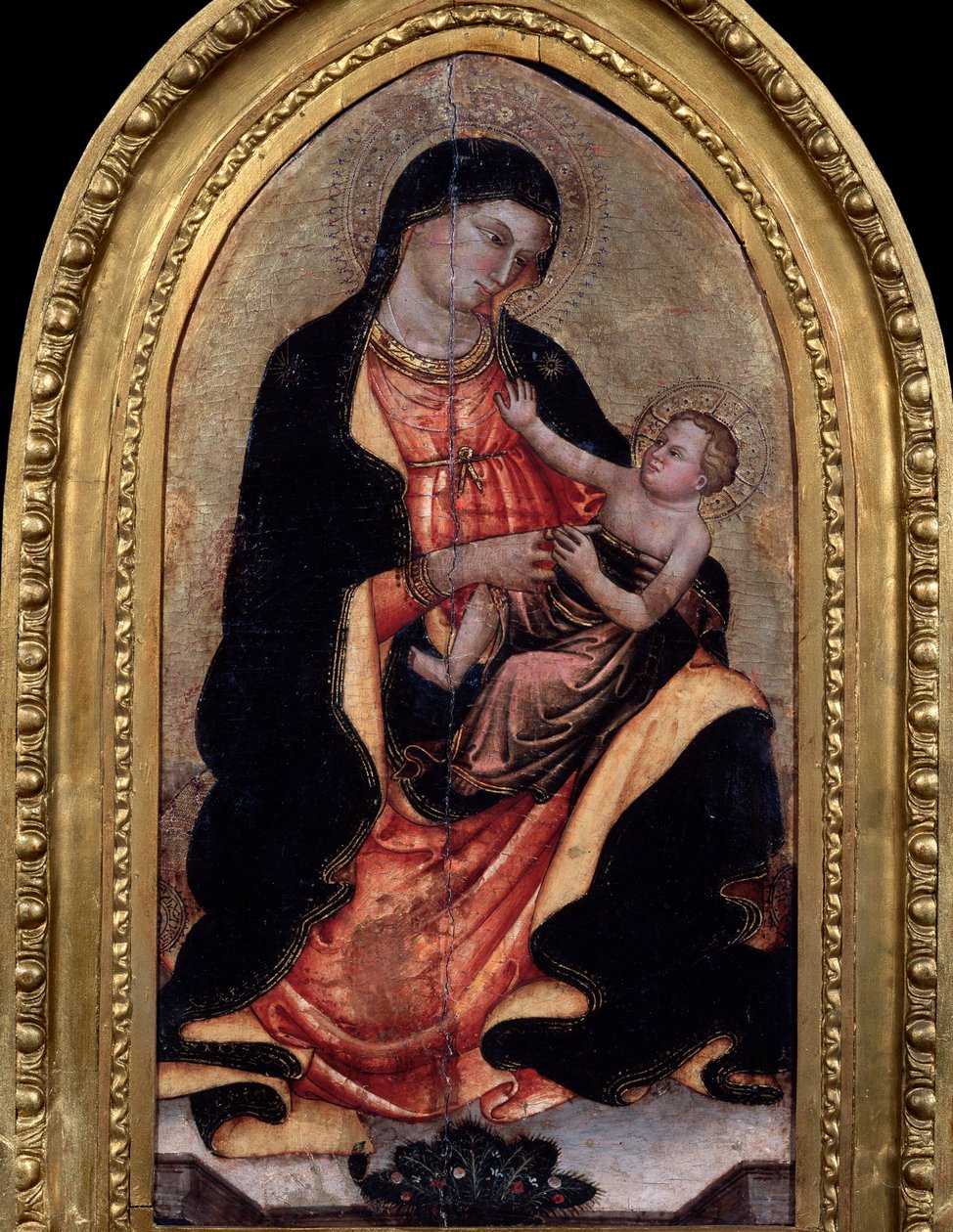 Dziewica z Dzieciątkiem, koniec XIII lub XIV w. autorstwa Giotto di Bondone