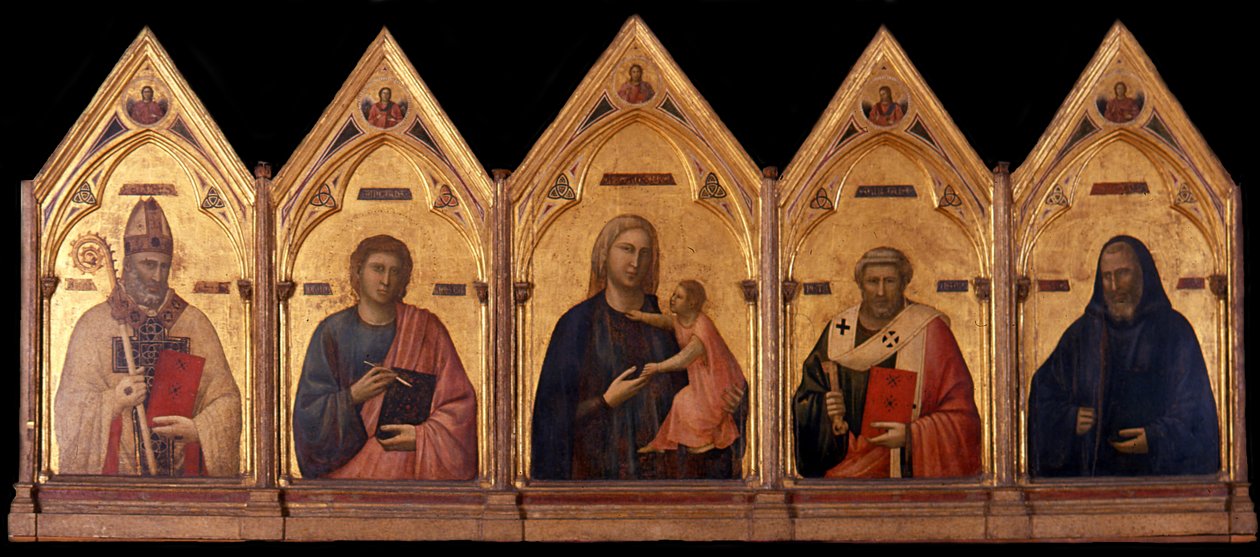 Poliptyk Badia, ok. 1301-1302 autorstwa Giotto di Bondone