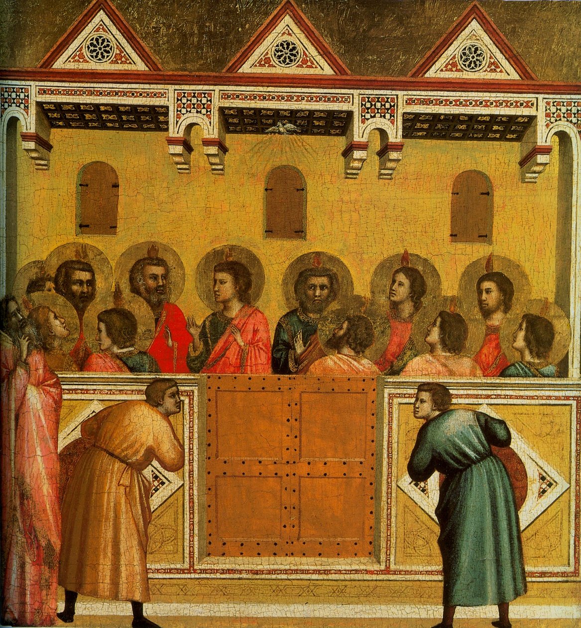 Pięćdziesiątnica, ok. 1310-18 autorstwa Giotto di Bondone