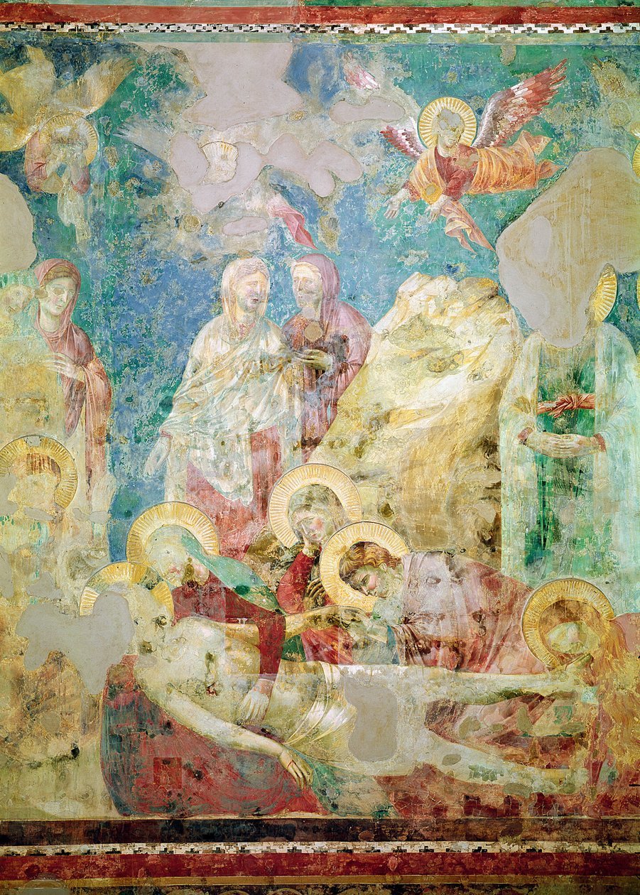 Opłakiwanie Chrystusa, c. 1290s autorstwa Giotto di Bondone