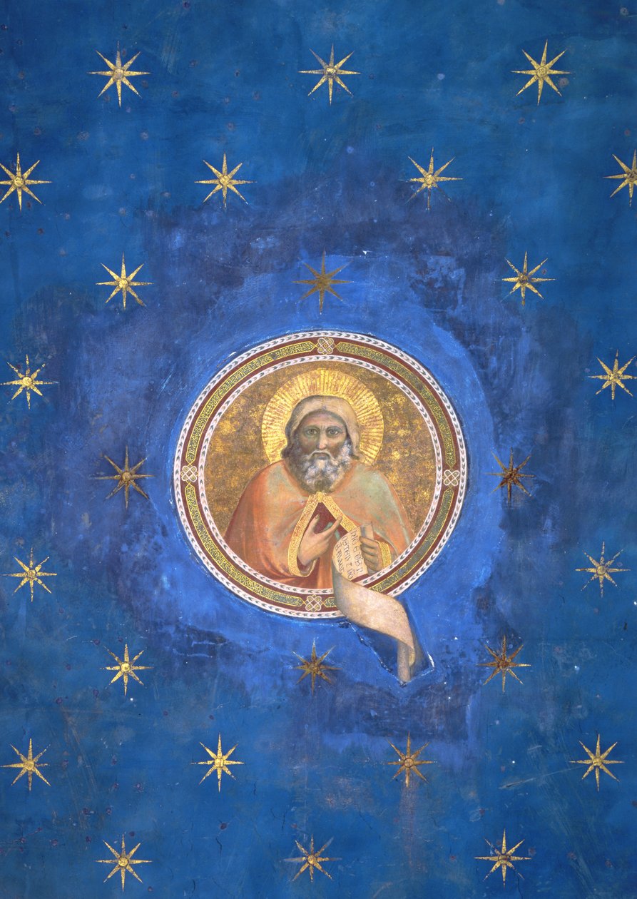 Baruch, ze sklepienia stropu, ok.1305 autorstwa Giotto di Bondone