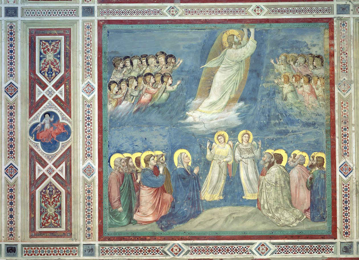 Wniebowstąpienie, ok.1305 autorstwa Giotto di Bondone