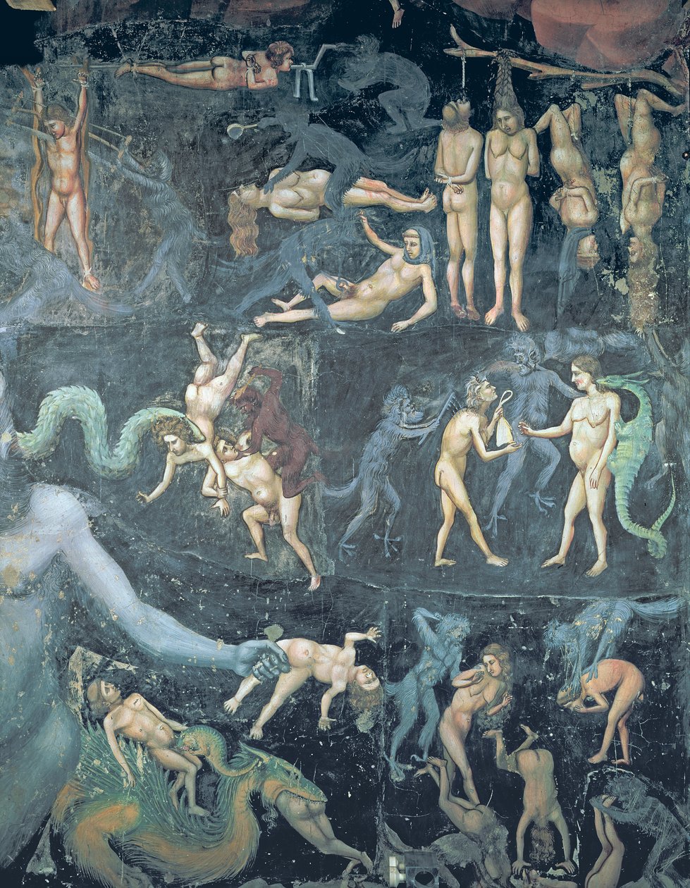 Sąd Ostateczny, ok. 1305 (szczegóły 65227) autorstwa Giotto di Bondone
