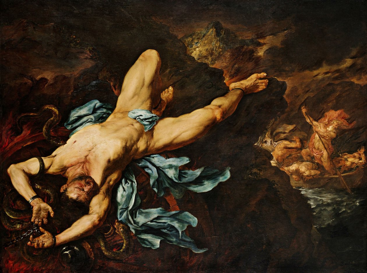 Tortury Ixiona autorstwa Giovan Battista Langetti