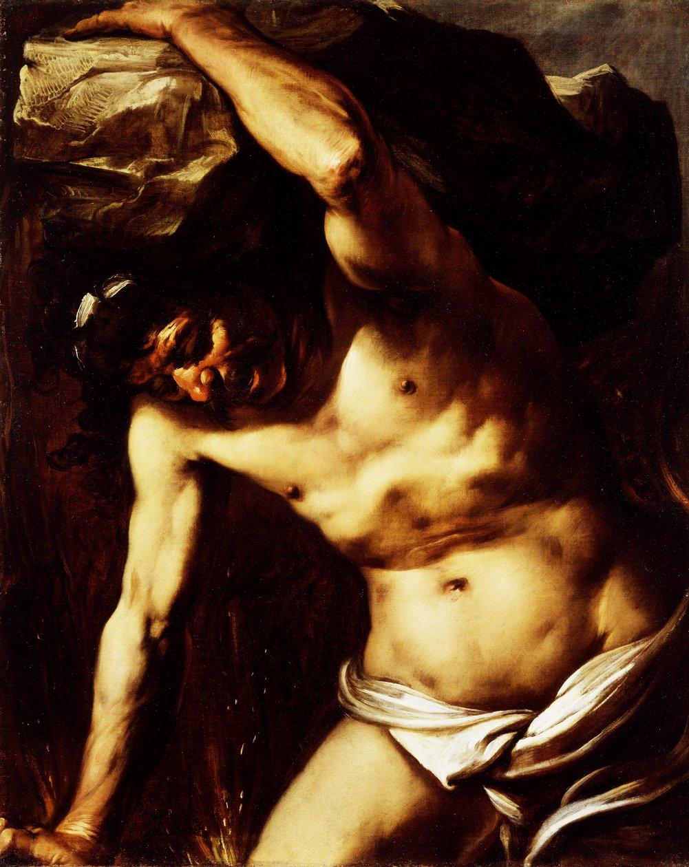 Syzyf autorstwa Giovan Battista Langetti