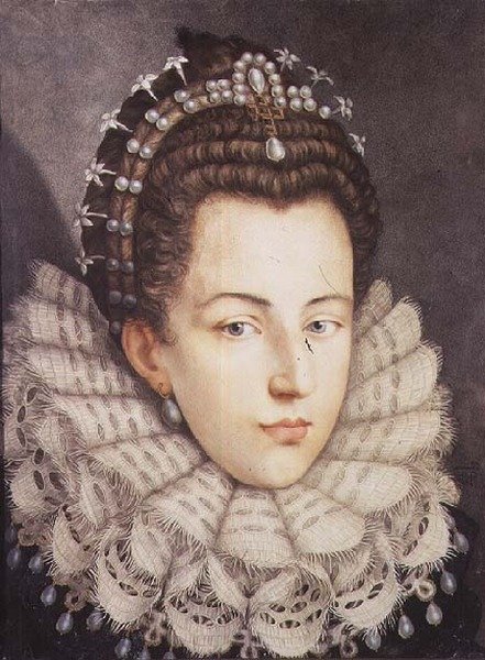 Katarzyna Austriacka, księżna Sabaudii, żona Carlo Emanuele I (r.1580-1630) autorstwa Giovanna Garzoni