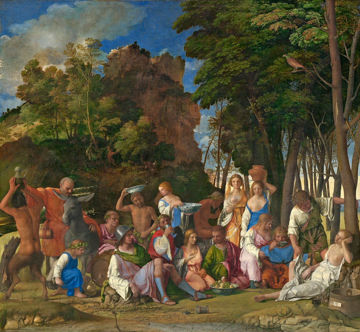 Święto Bogów, 1514-29 autorstwa Tiziano Vecelli