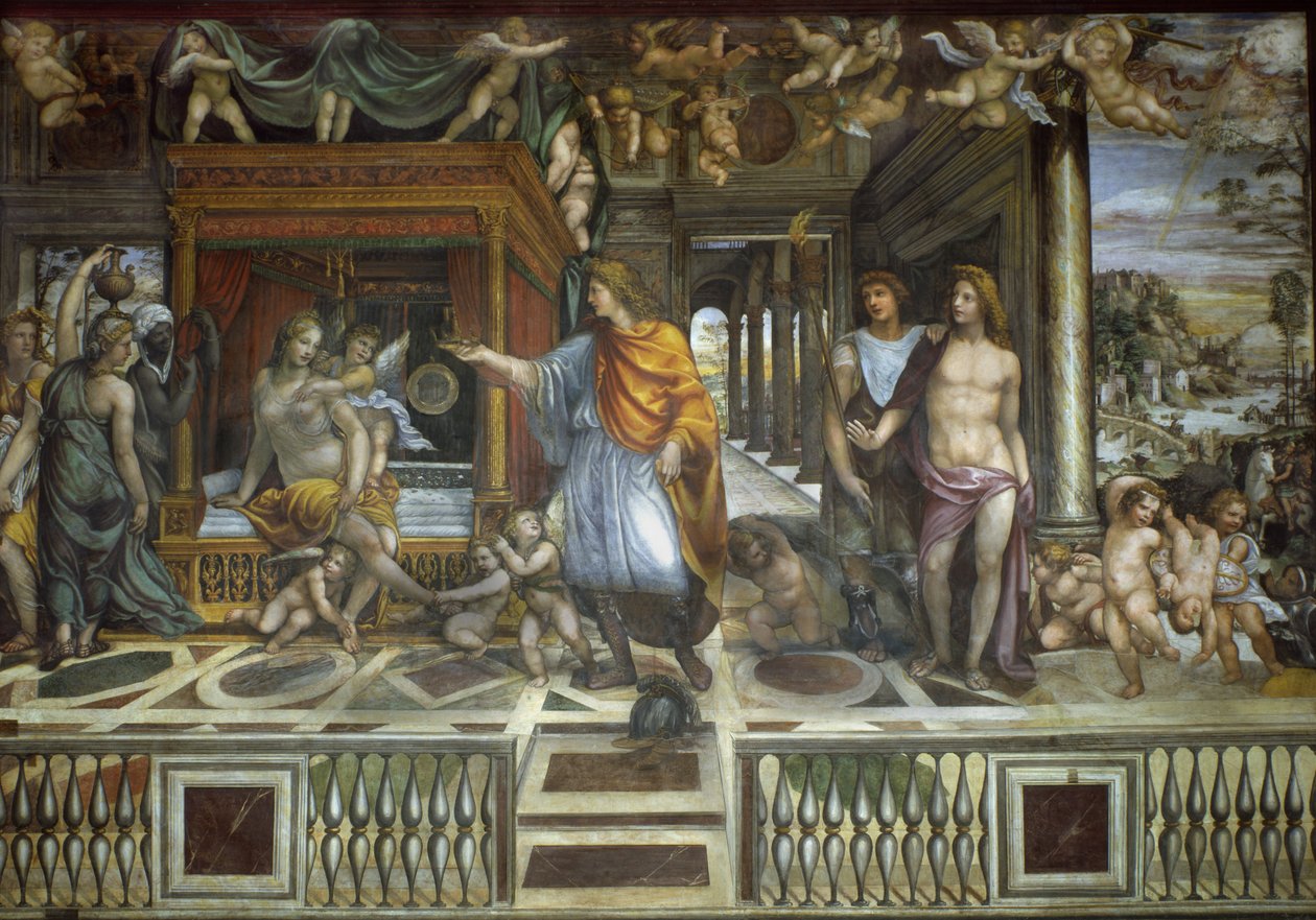 Małżeństwo Aleksandra i Roksany, c.1517 autorstwa Giovanni Antonio Bazzi Sodoma