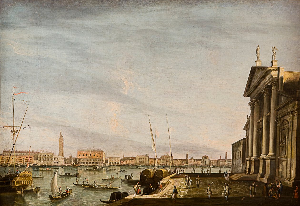 Wenecja, widok z San Giorgio Maggiore autorstwa Giovanni Antonio Canal