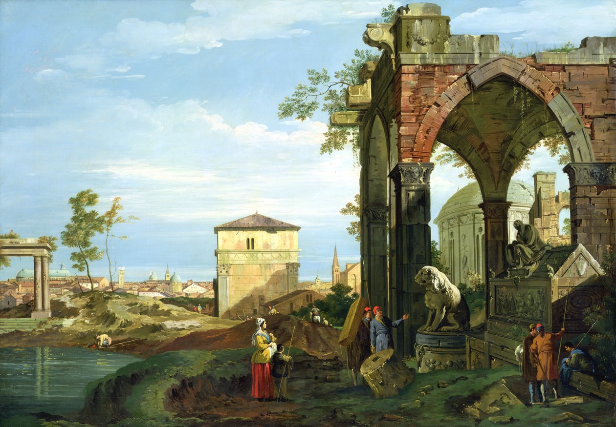 Capriccio z motywami z Padwy autorstwa Giovanni Antonio Canal