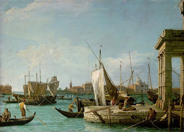 odprawa celna autorstwa Giovanni Antonio Canal