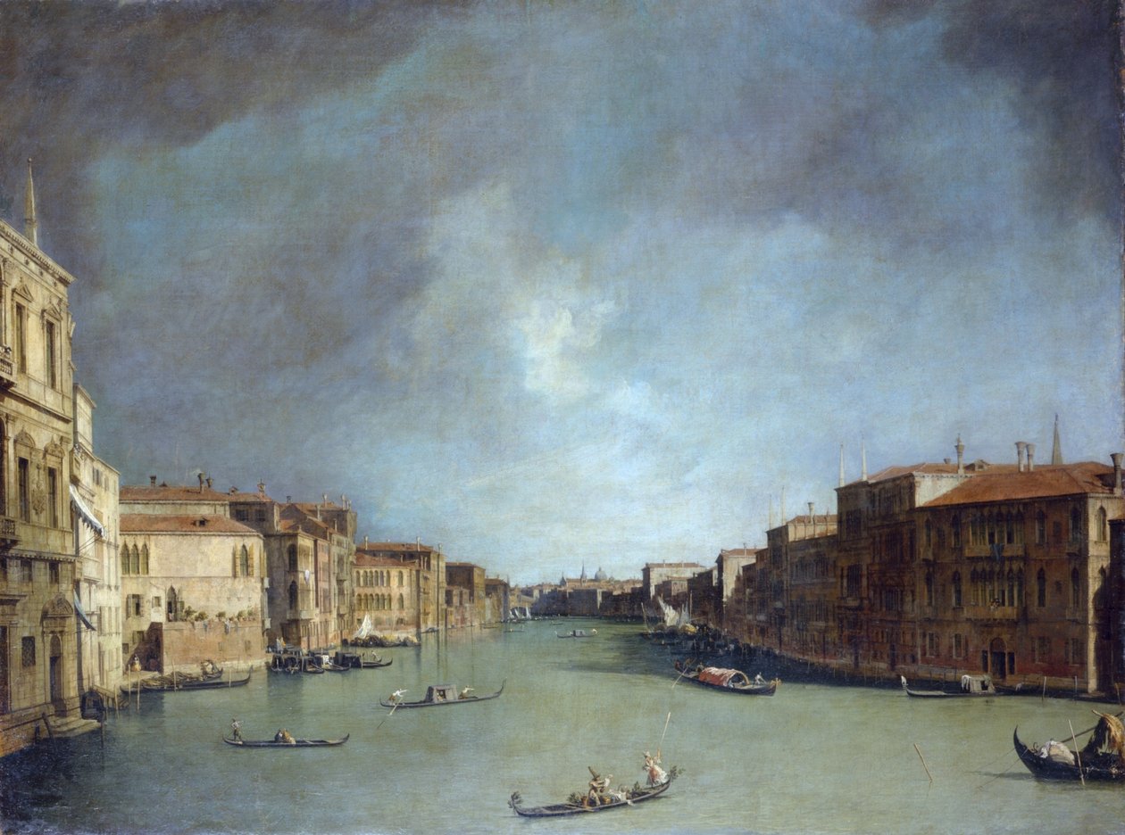 Kanał Grande autorstwa Giovanni Antonio Canal