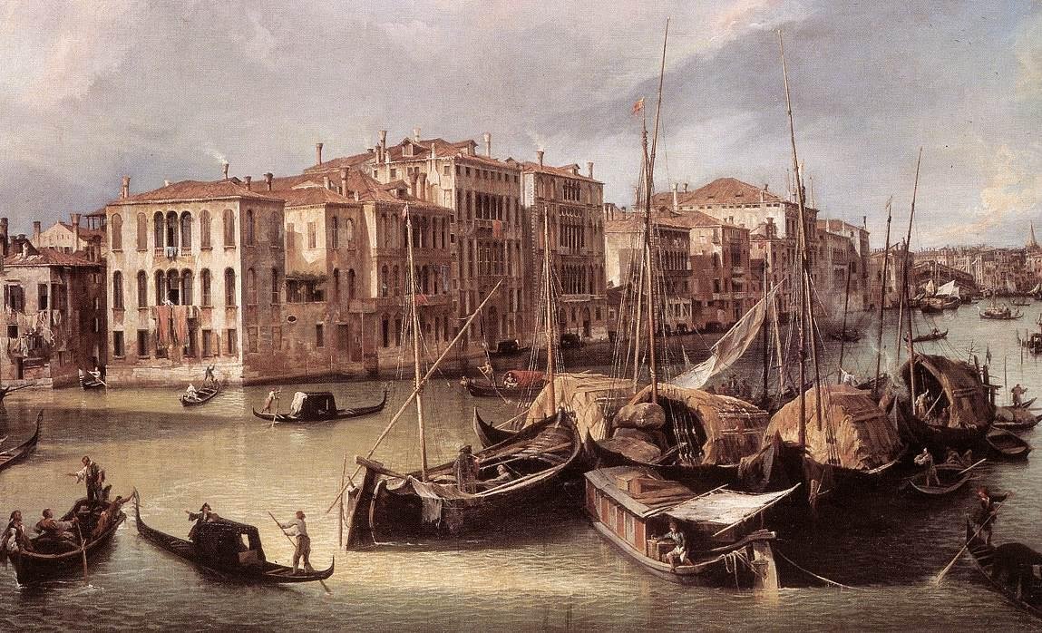 Kanał Grande autorstwa Giovanni Antonio Canal