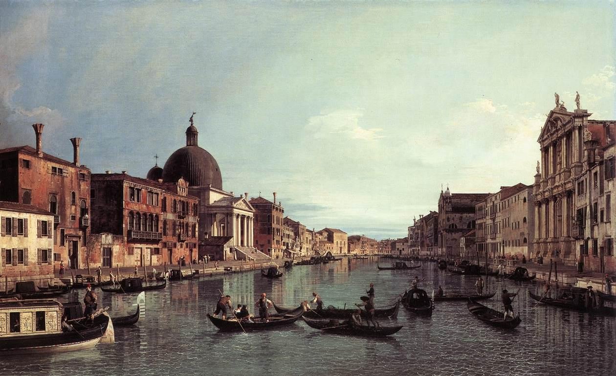 Kanał Grande autorstwa Giovanni Antonio Canal