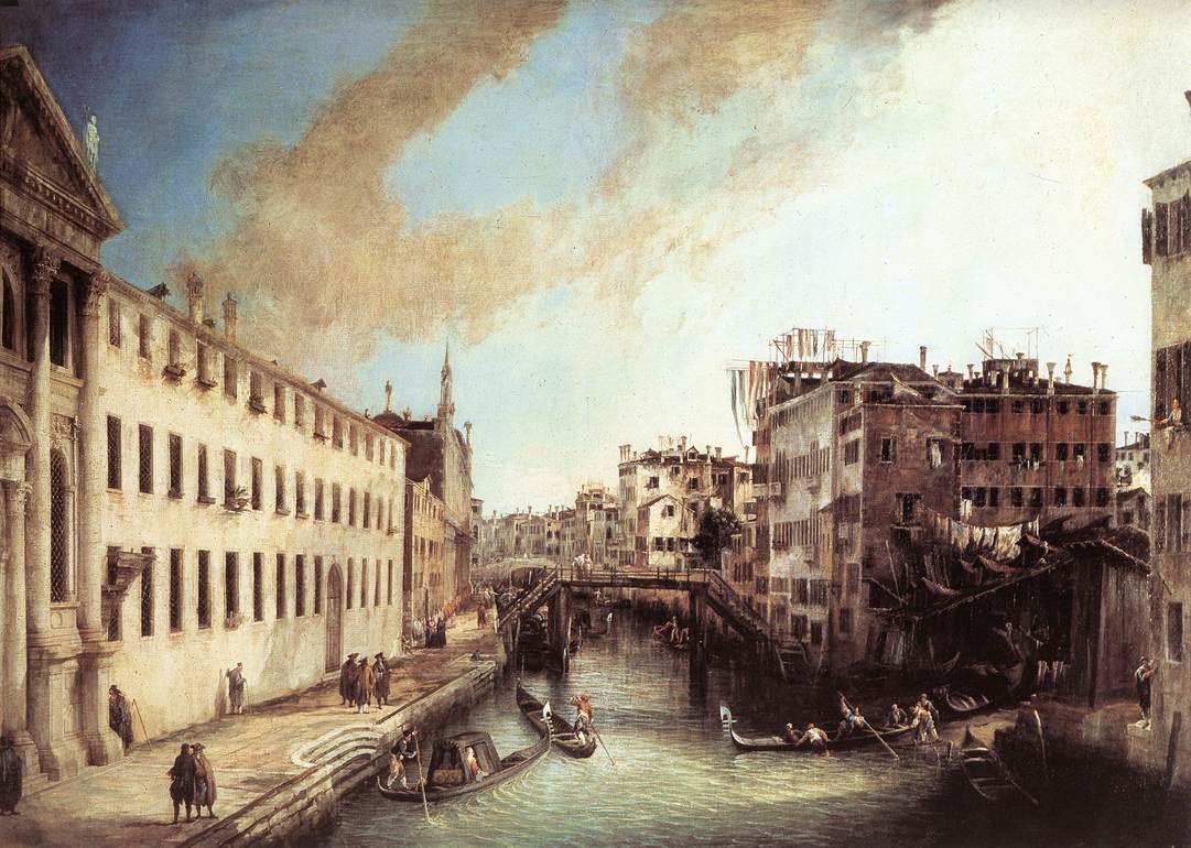 Rio dei Mendicanti autorstwa Giovanni Antonio Canal