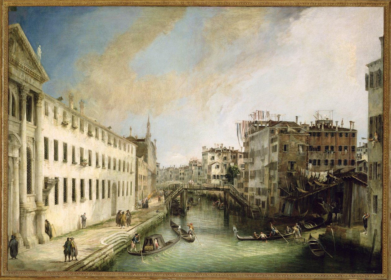 Rio dei Mendicanti, 1724 autorstwa Giovanni Antonio Canal