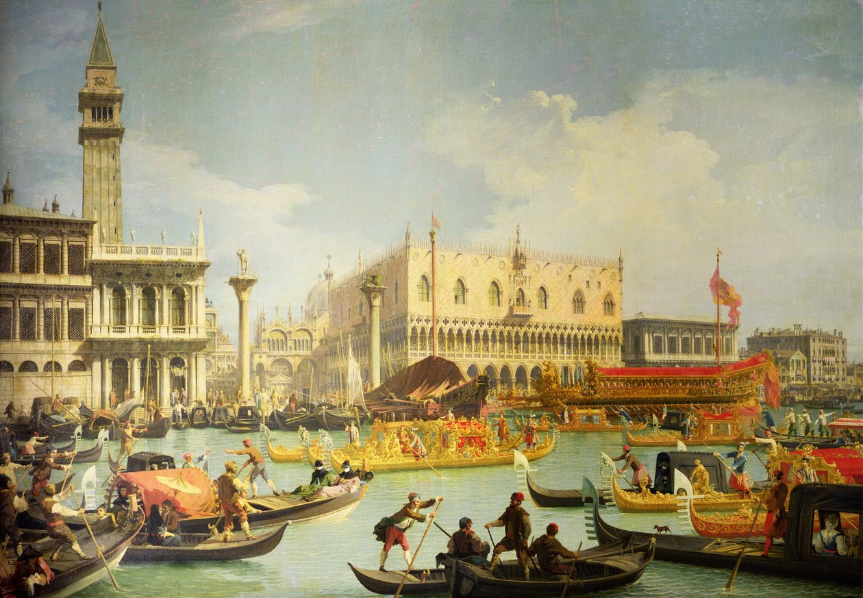Zaręczyny doży weneckich z Morzem Adriatyckim, ok. 1739-30 autorstwa Giovanni Antonio Canal