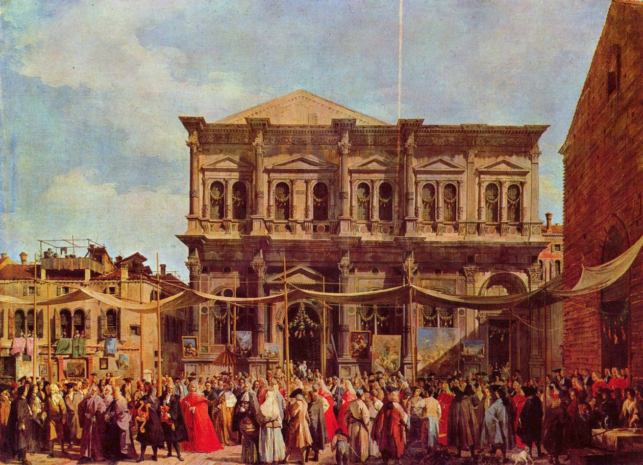 Święto św. Rocha autorstwa Giovanni Antonio Canal