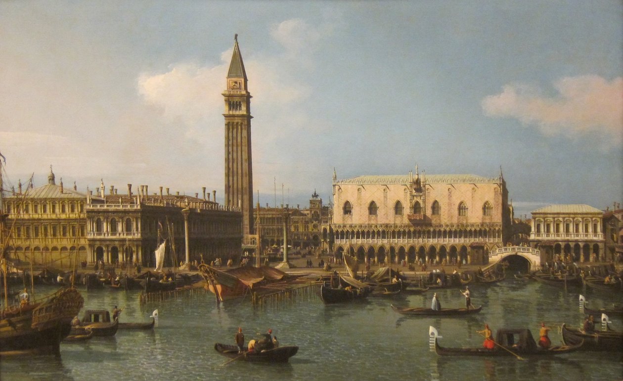 Molo z dorzecza San Marco autorstwa Giovanni Antonio Canal