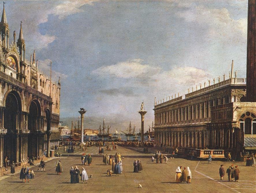 Piazzetta autorstwa Giovanni Antonio Canal