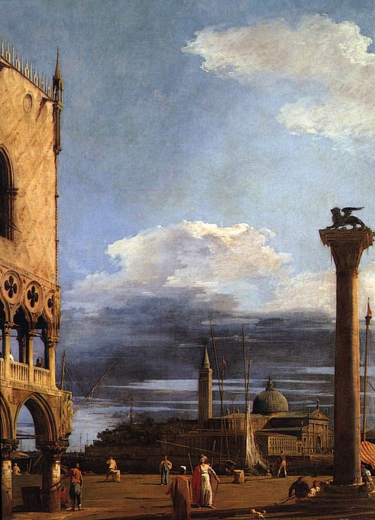 Piazzetta w kierunku San Giorgio Maggiore autorstwa Giovanni Antonio Canal