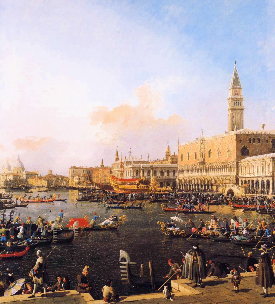 Wenecja, Basen San Marco w Dzień Wniebowstąpienia autorstwa Giovanni Antonio Canal