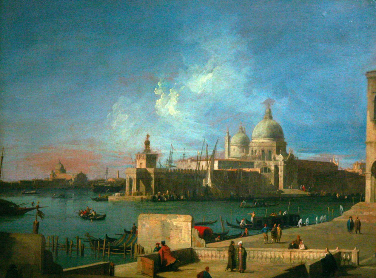 Widok na Santa Maria della Salute autorstwa Giovanni Antonio Canal