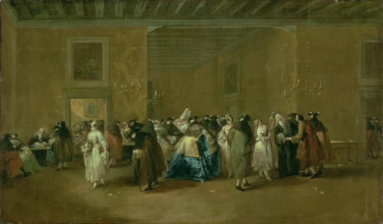 Sala Grande z Ridotto, Palazzo Dandolo, San Moise, 1755-60 autorstwa Giovanni Antonio Guardi