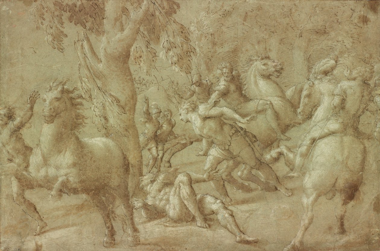 Nawrócenie św. Pawła autorstwa Giovanni Antonio Sacchis