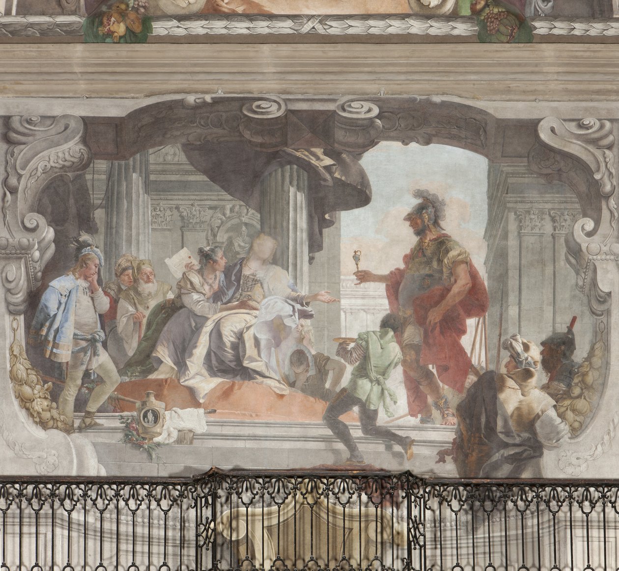 Sofonisba otrzymuje truciznę przez Masinissa autorstwa Giovanni Battista Tiepolo
