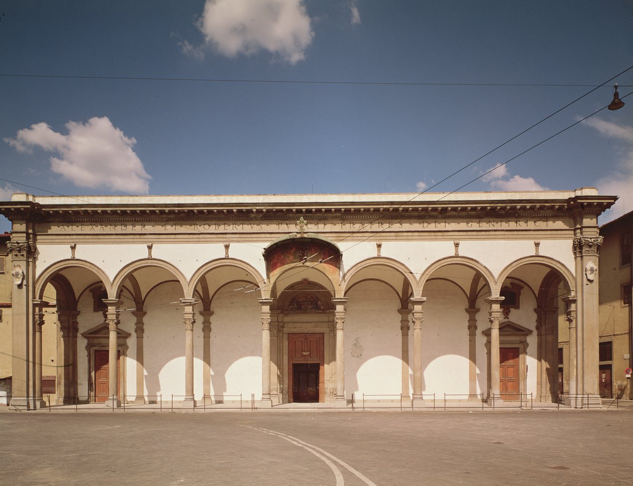 Fasada kościoła Santissima Annunziata, ok. 1601-04 autorstwa Giovanni Battista Caccini