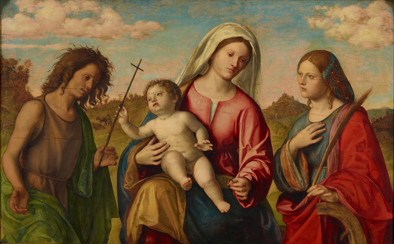 Dziewica z Dzieciątkiem ze św. Katarzyną i św. 1515 autorstwa Giovanni Battista Cima da Conegliano