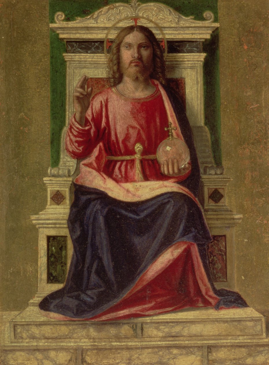 Chrystus na tronie, ok.1505 autorstwa Giovanni Battista Cima da Conegliano