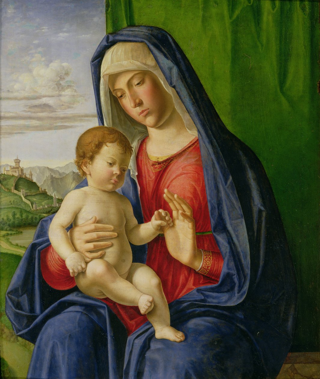 Madonna z Dzieciątkiem, 1490s autorstwa Giovanni Battista Cima da Conegliano