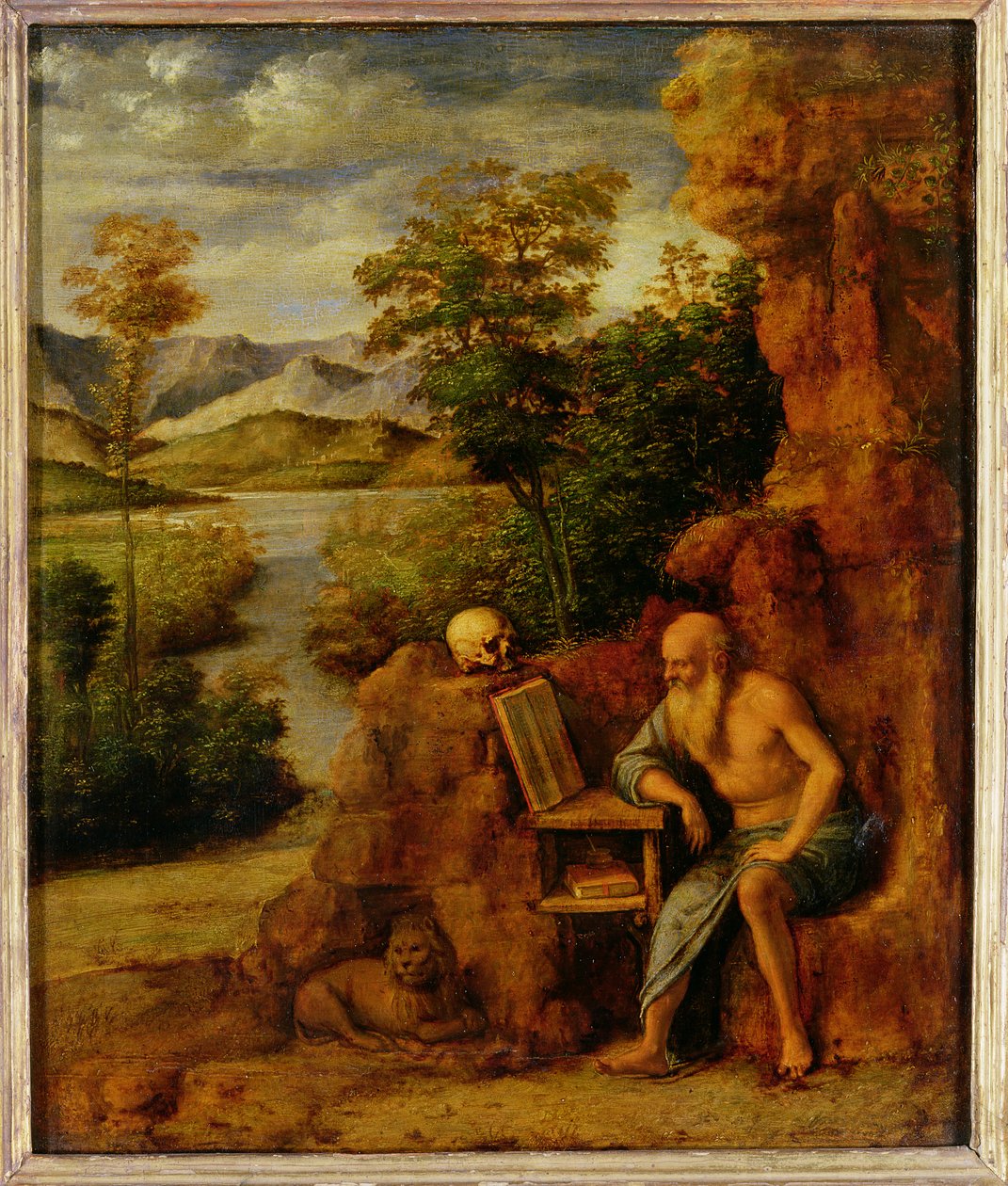 Św. Jerome, ok. 1500 r. autorstwa Giovanni Battista Cima da Conegliano
